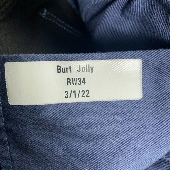 Blue Delta Black Denim Slim Jeans Men's Size 31x30 Custom Made Recent 2022 RW34 - Picture 6 of 10